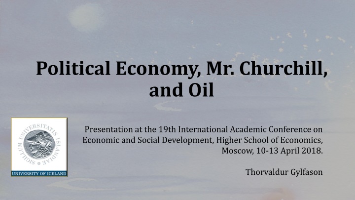 political economy mr churchill and oil