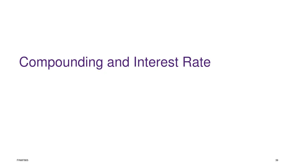 compounding and interest rate