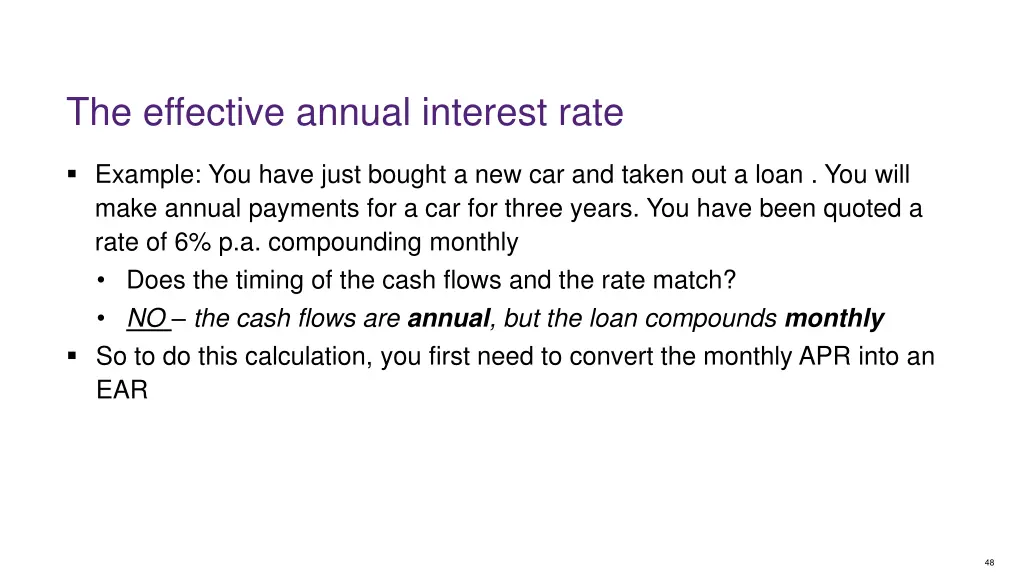 the effective annual interest rate 4