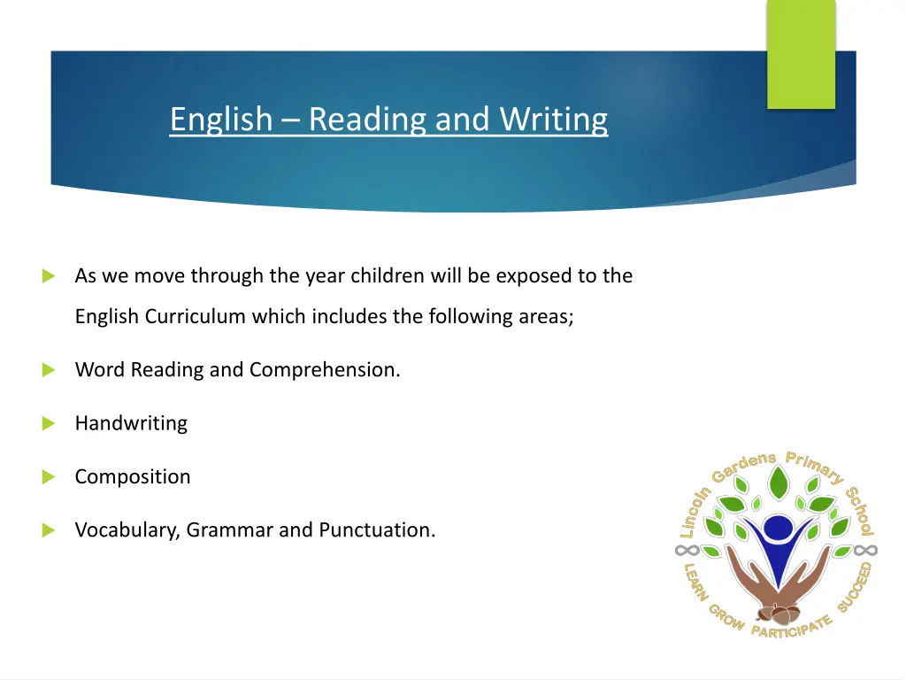 english reading and writing