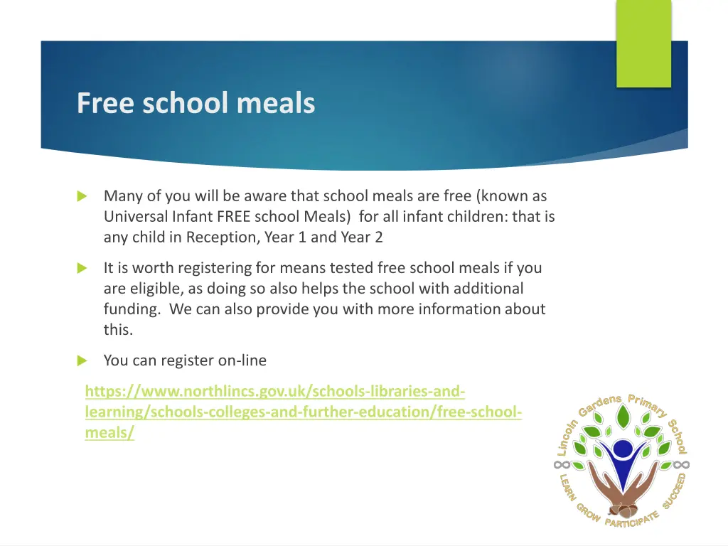 free school meals