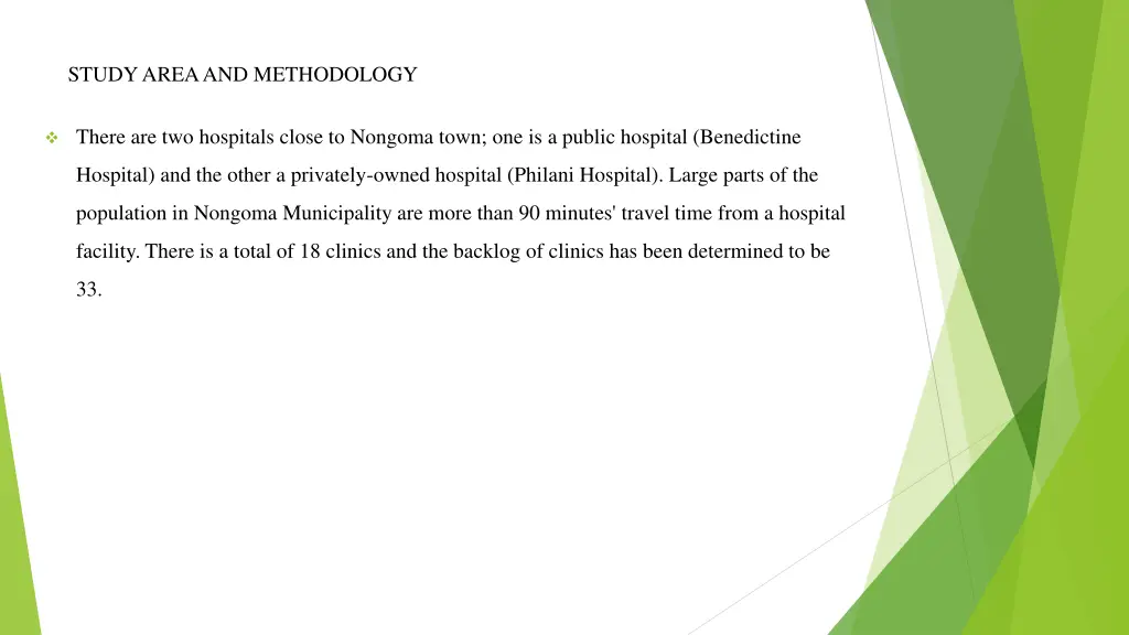 study area and methodology 1