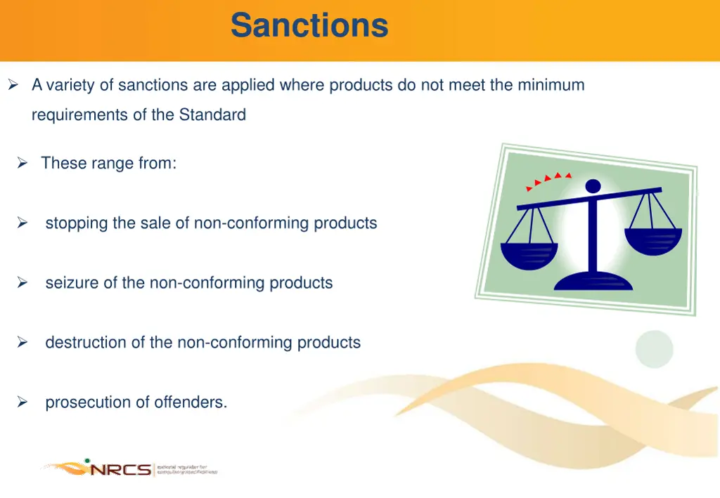 sanctions