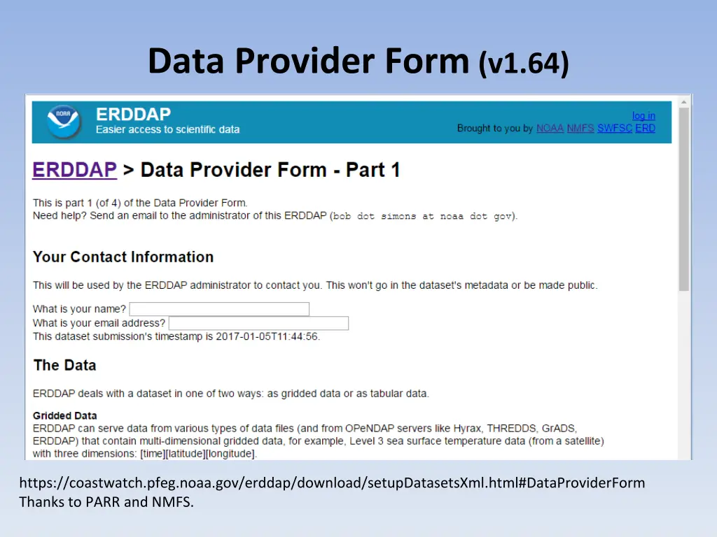 data provider form v1 64