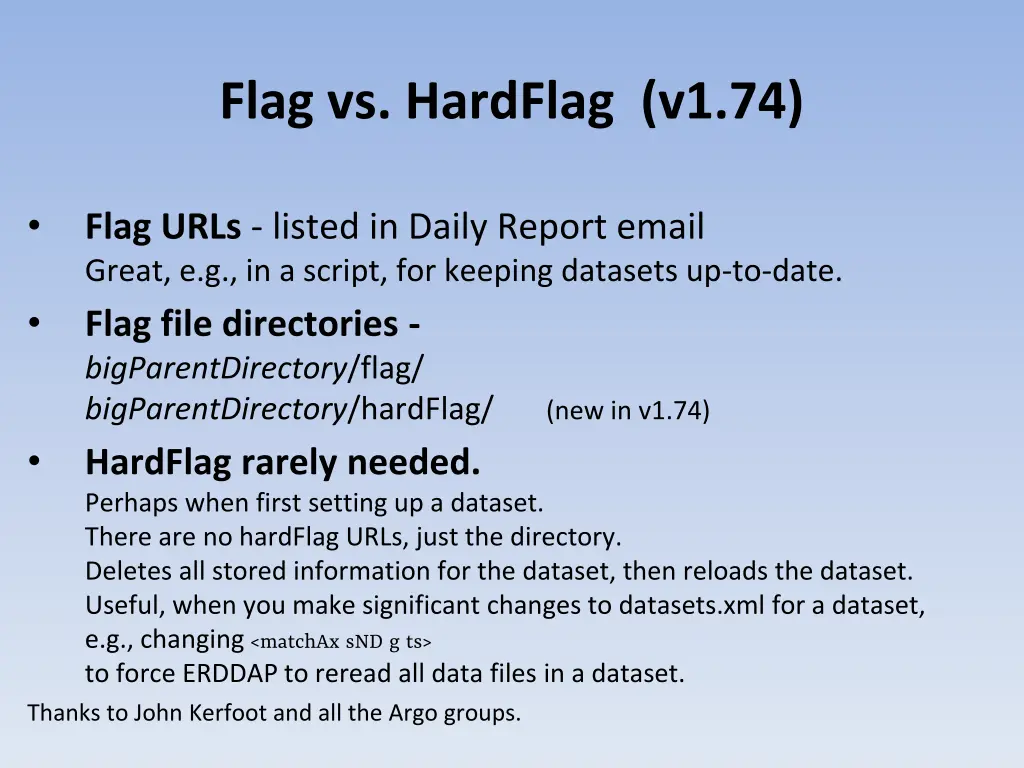 flag vs hardflag v1 74