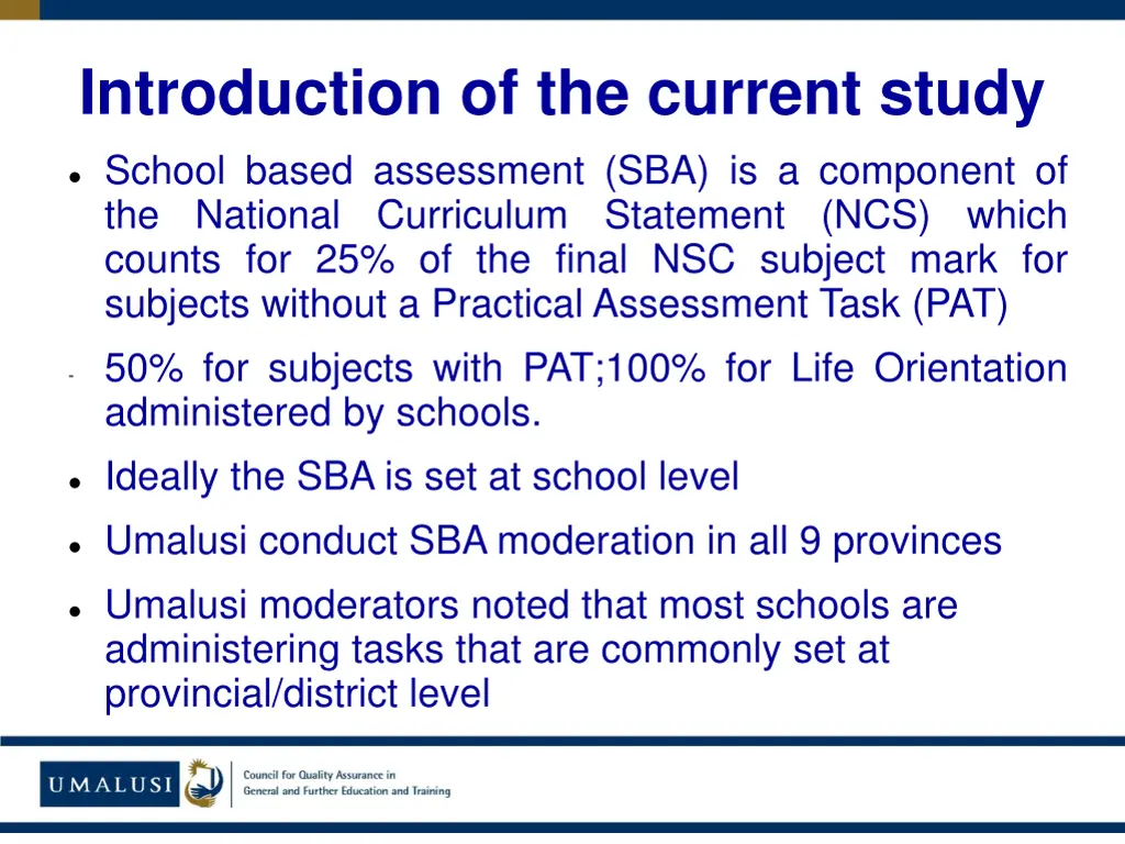 introduction of the current study