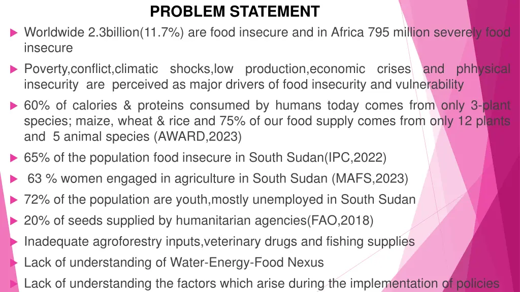 problem statement