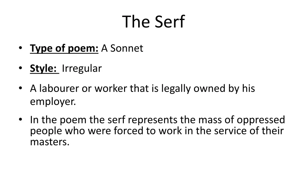 the serf 1