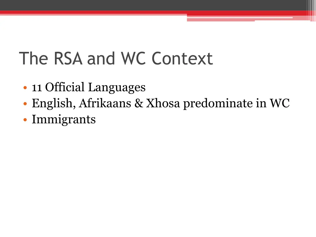 the rsa and wc context