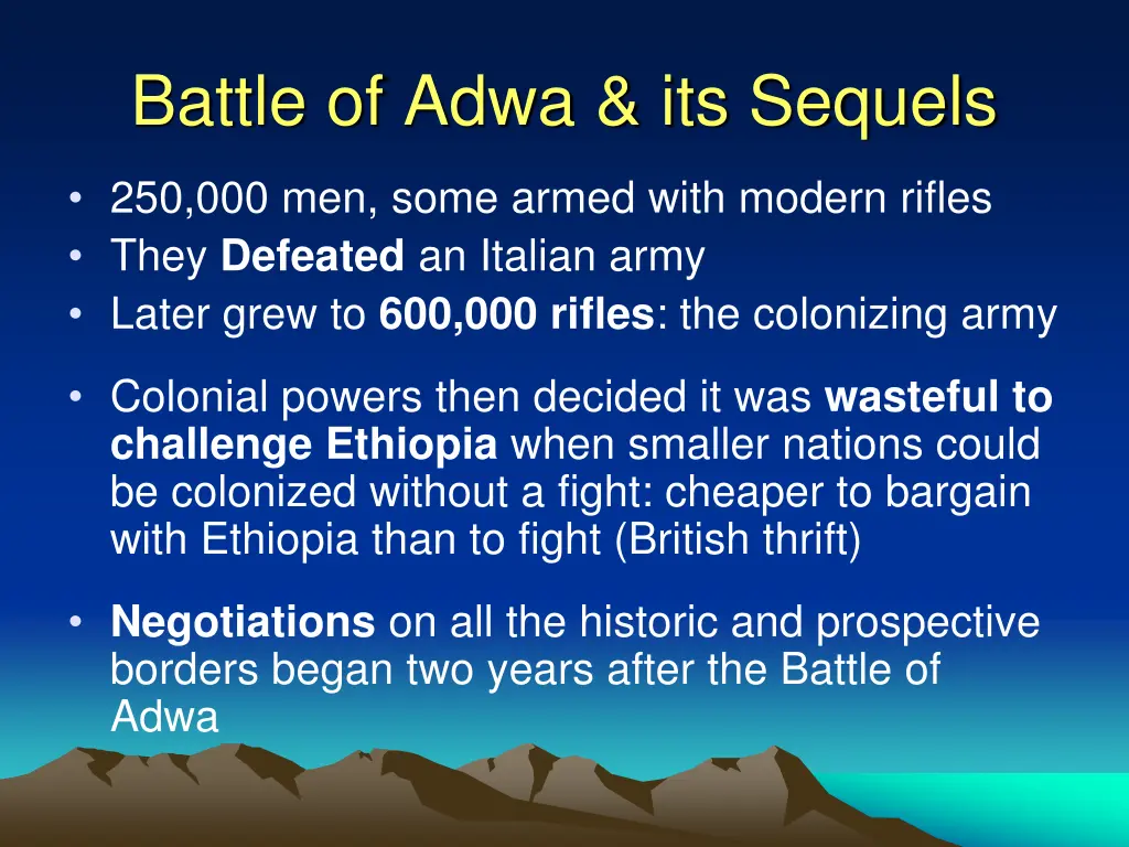 battle of adwa its sequels