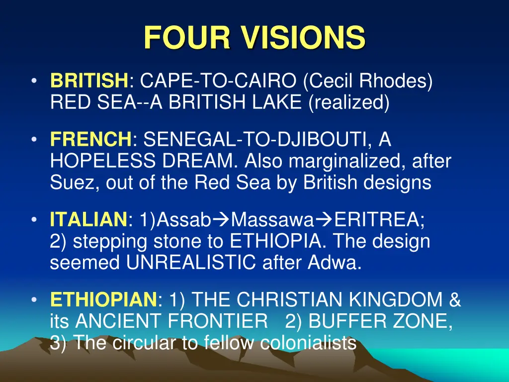 four visions