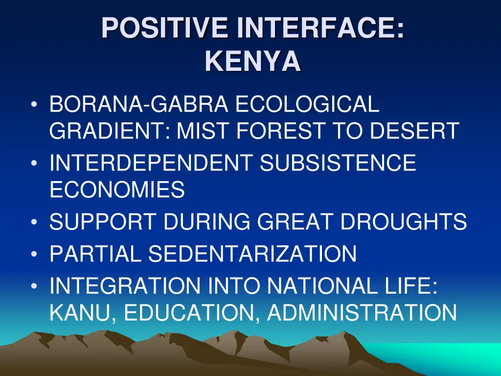 positive interface kenya