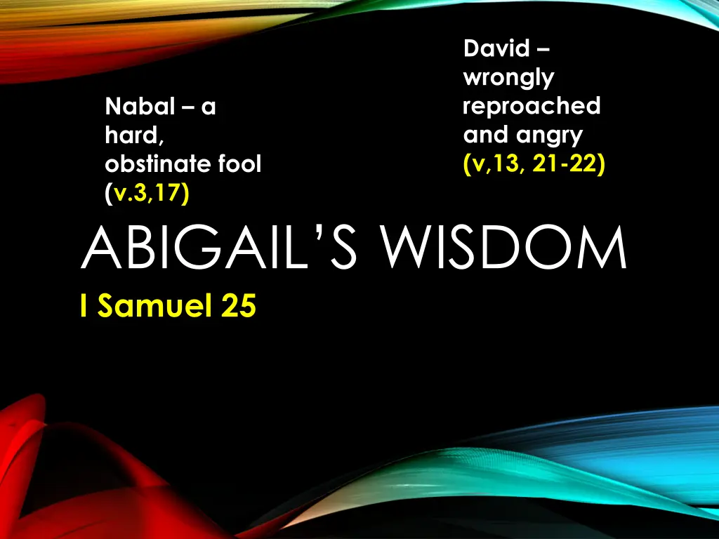 david wrongly reproached and angry v 13 21 22