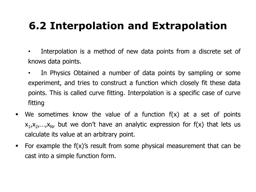 6 2 interpolation and extrapolation