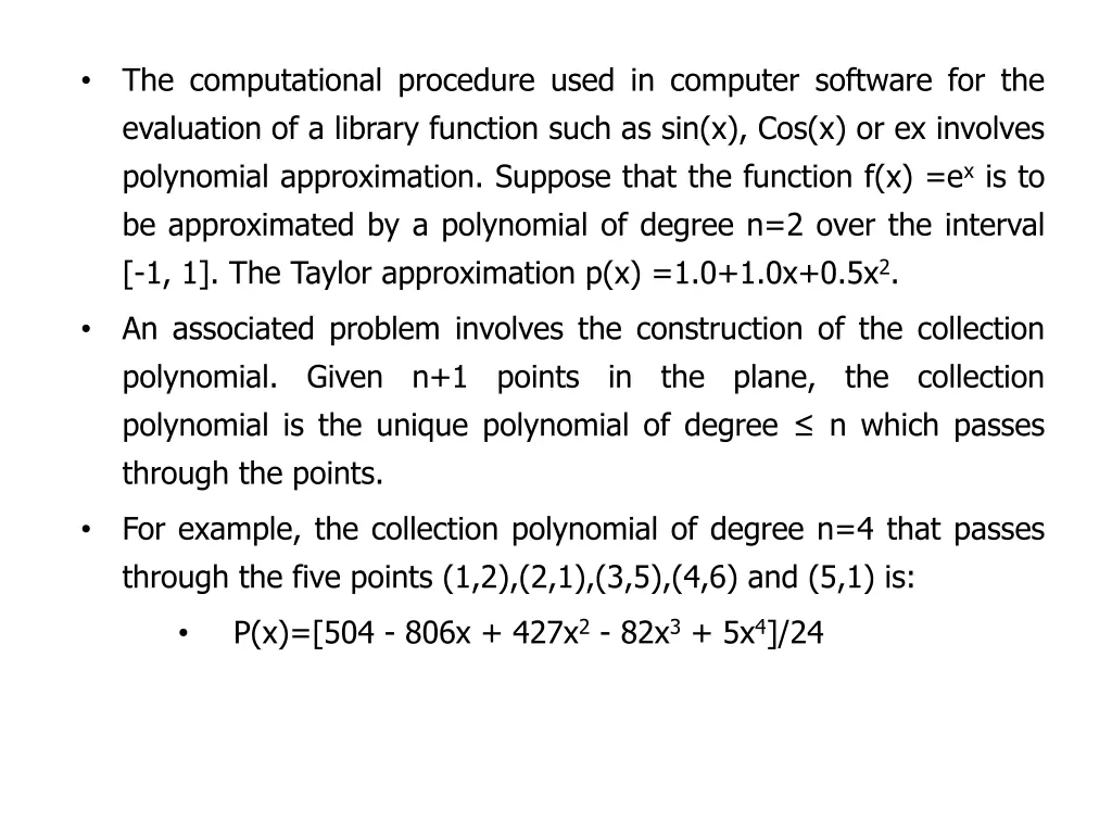 the computational procedure used in computer