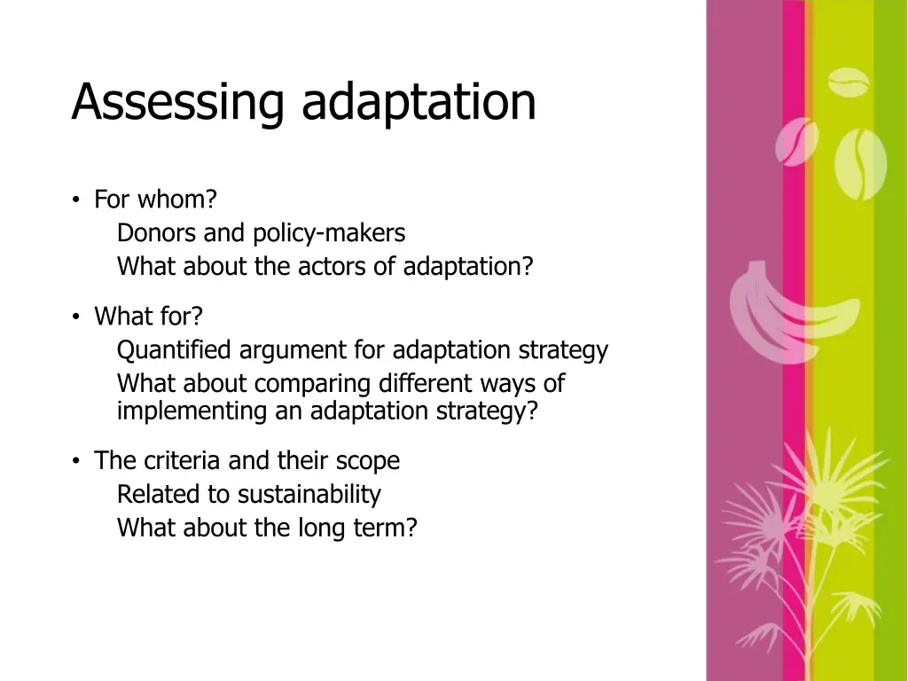 assessing adaptation