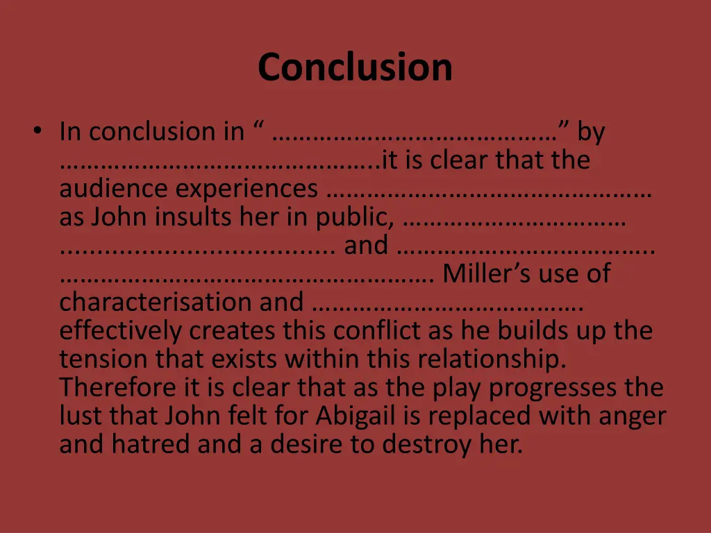 conclusion 2