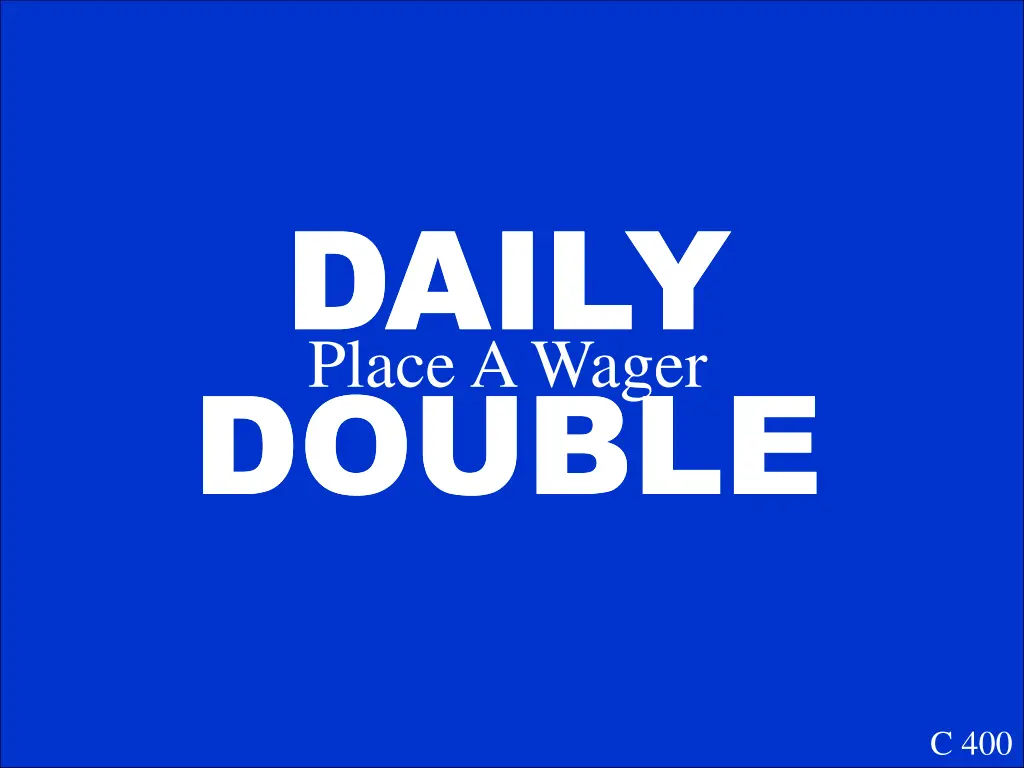 daily double double