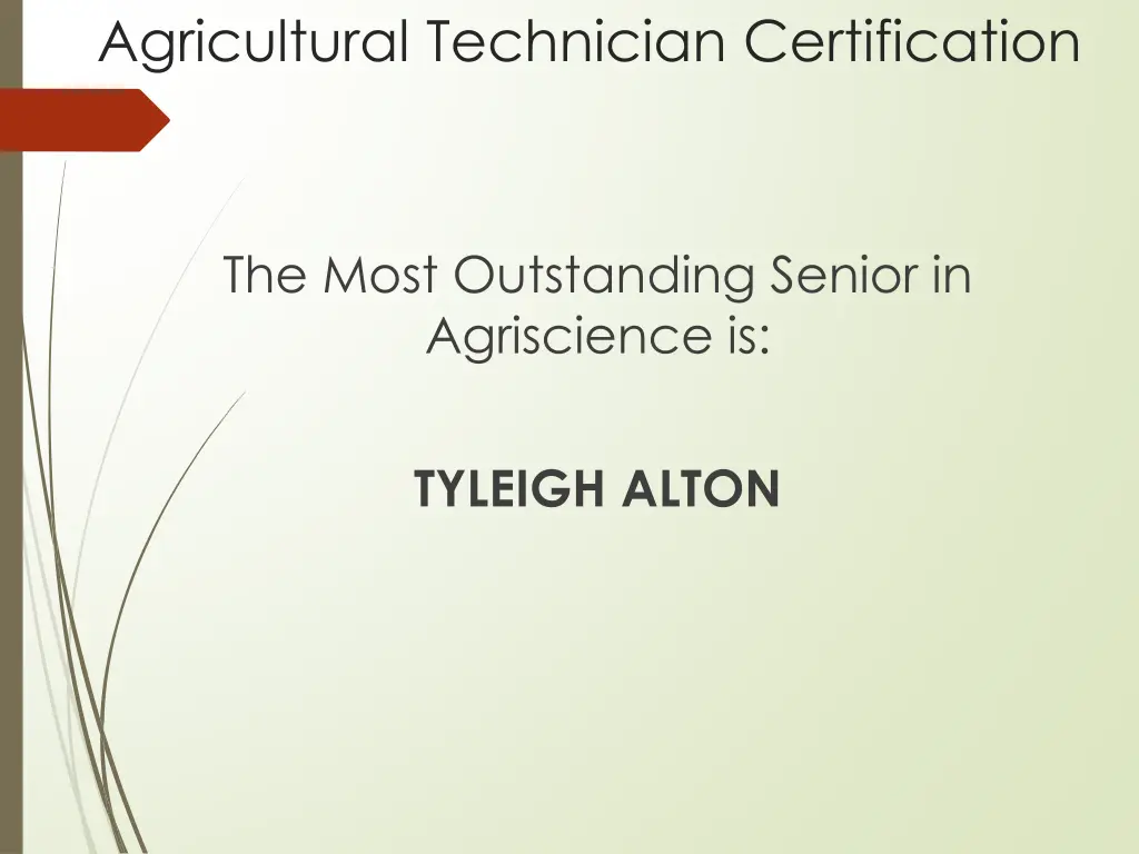 agricultural technician certification