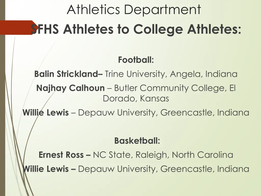 athletics department sfhs athletes to college 1