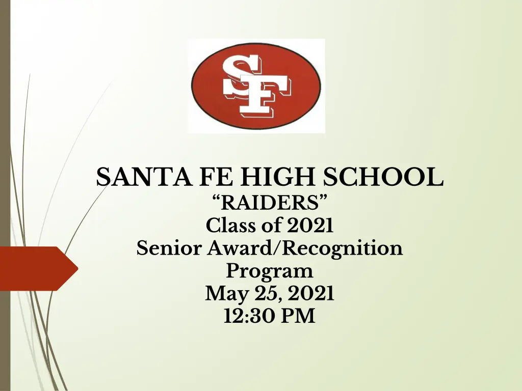 santa fe high school raiders class of 2021 senior