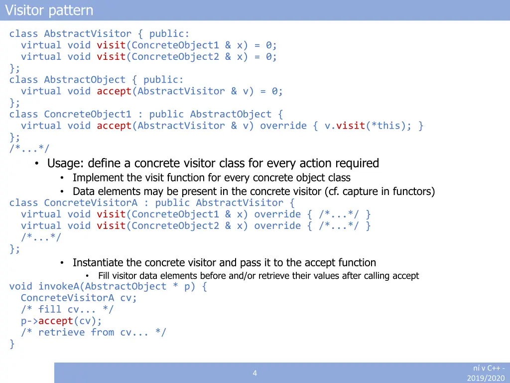 visitor pattern 1