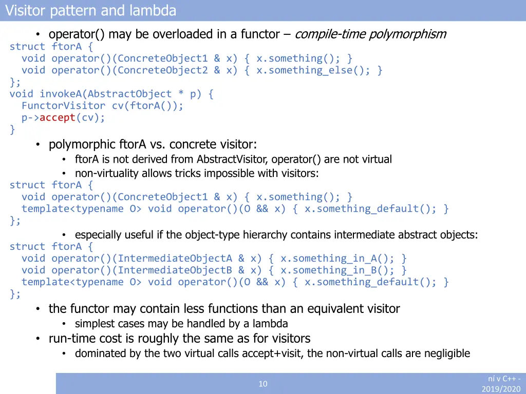 visitor pattern and lambda 1