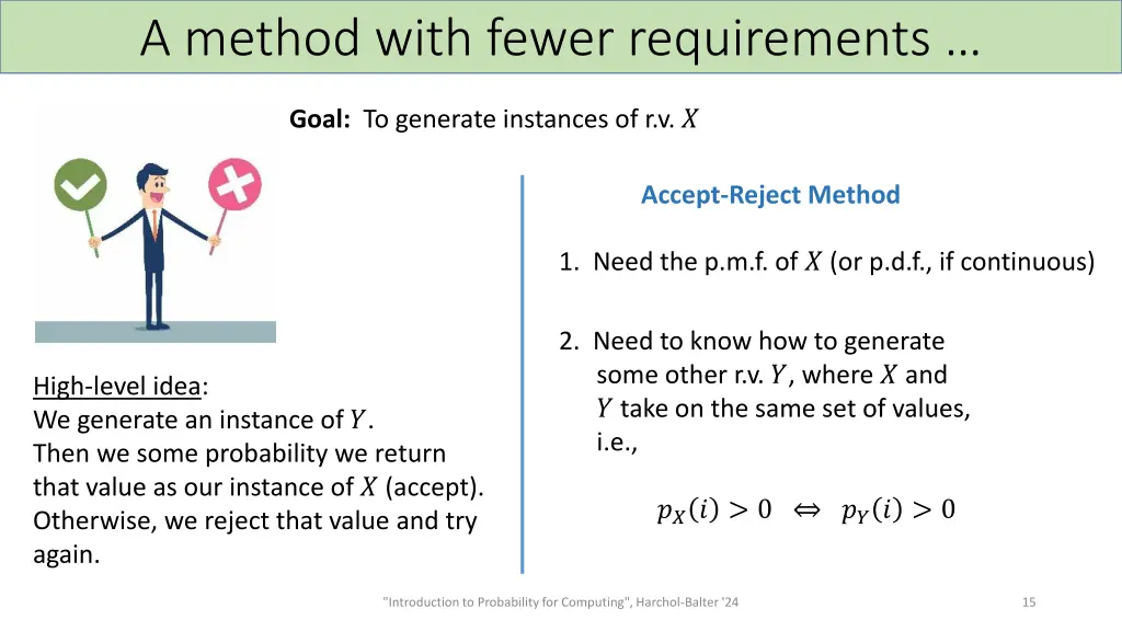 a method with fewer requirements 1