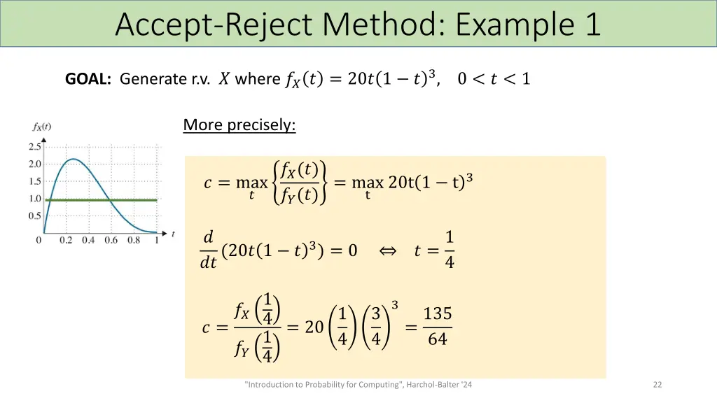 accept reject method example 1 1