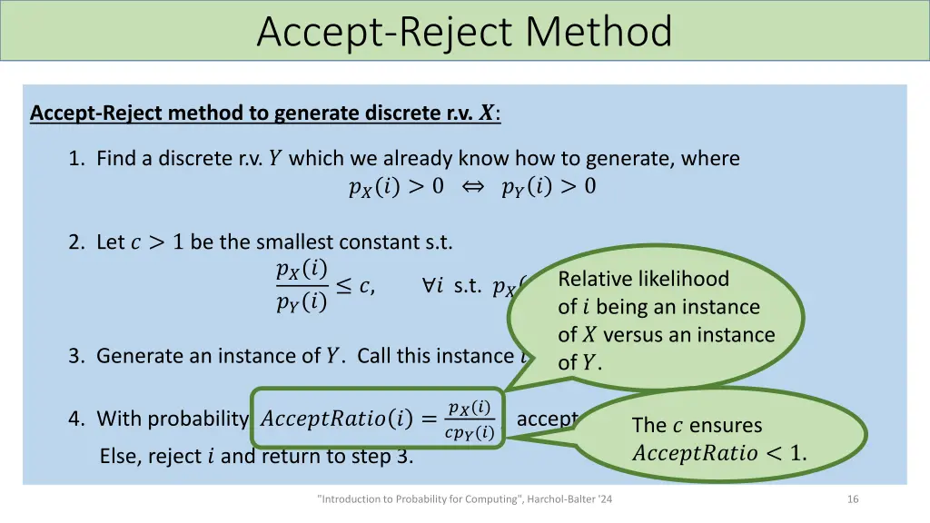 accept reject method