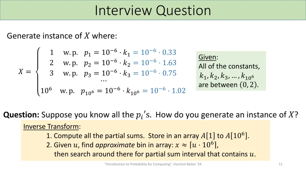 interview question