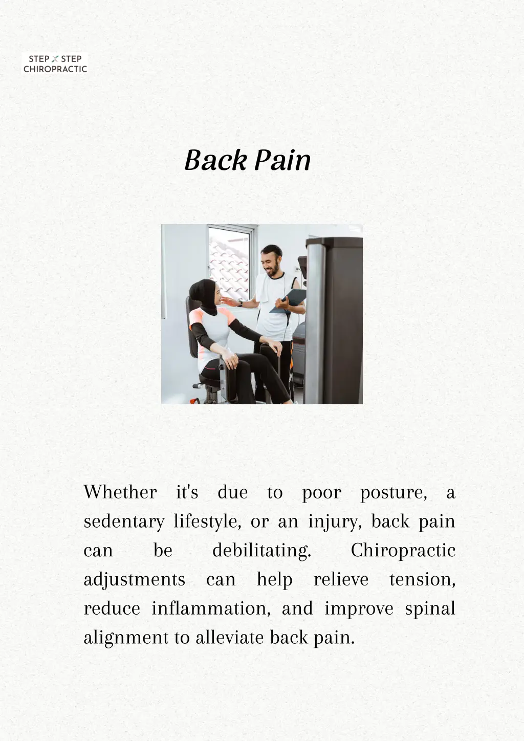 back pain