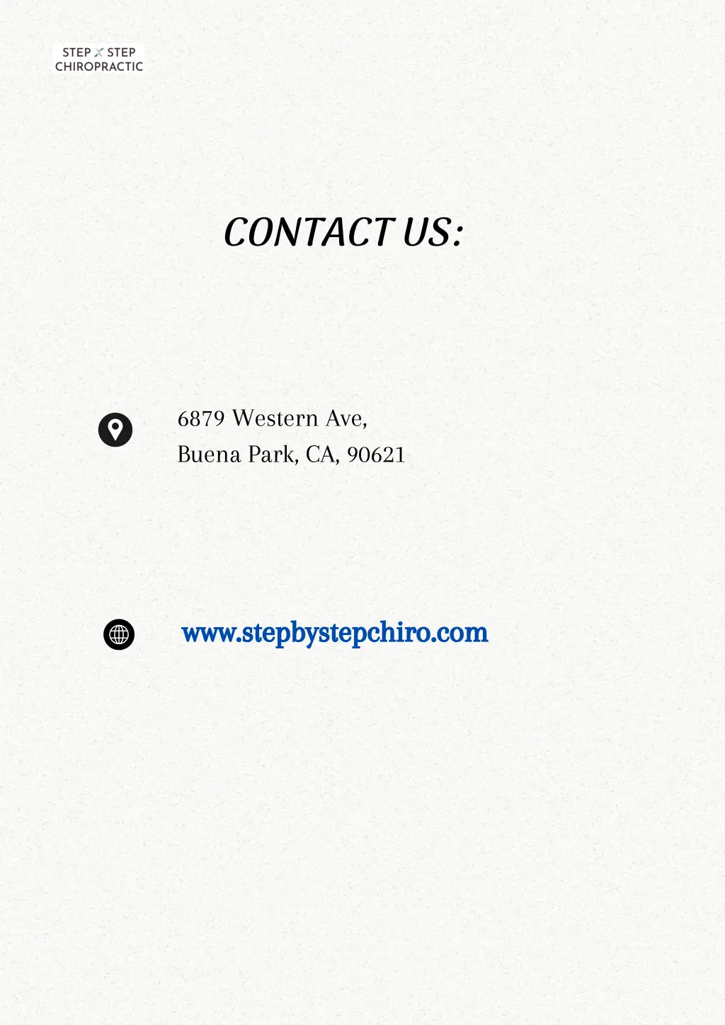 contact us