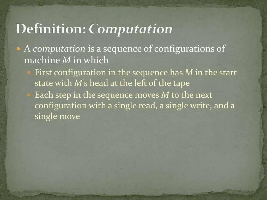 definition computation