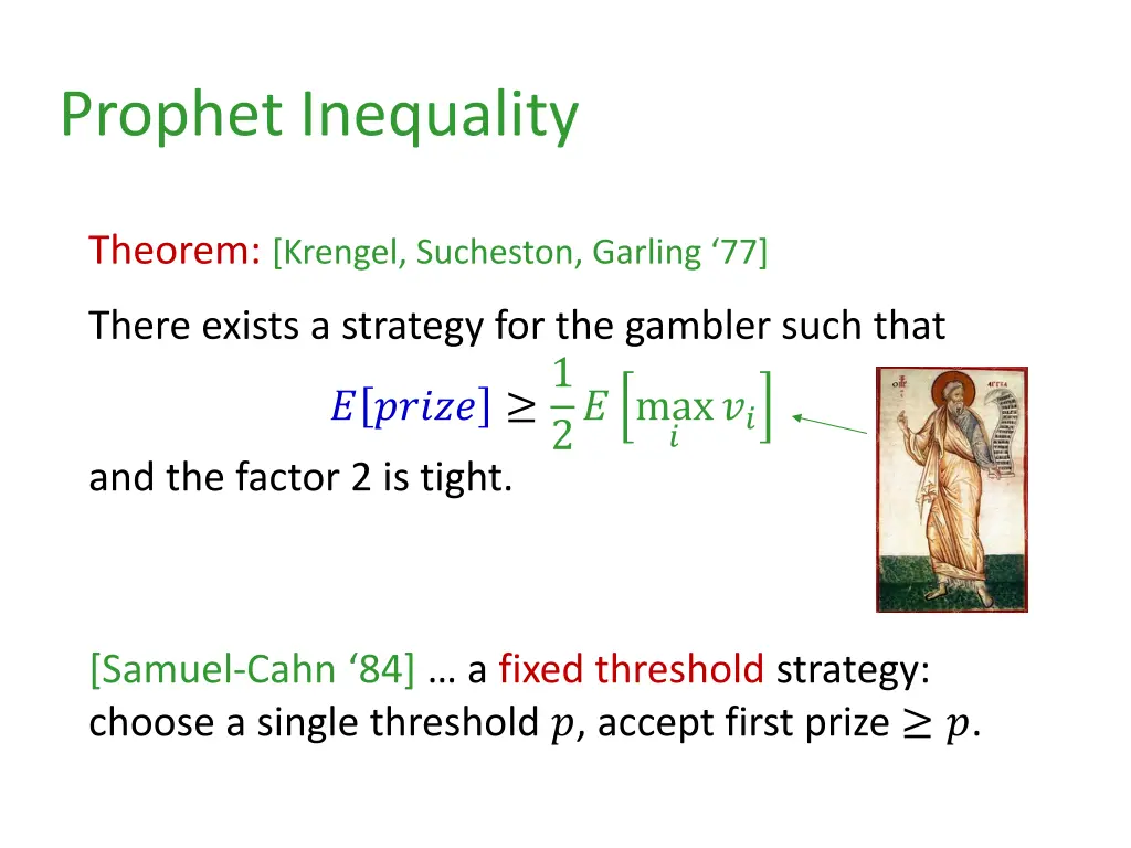 prophet inequality 3