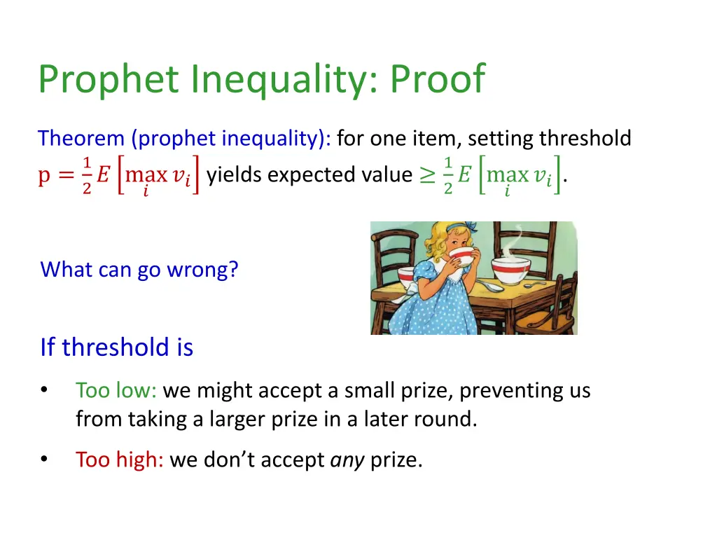 prophet inequality proof