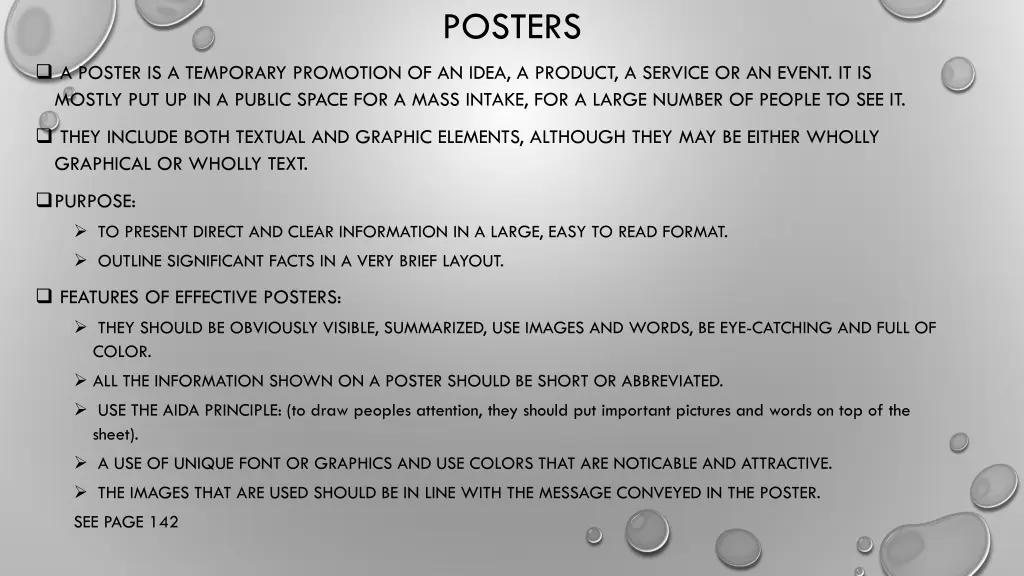 posters