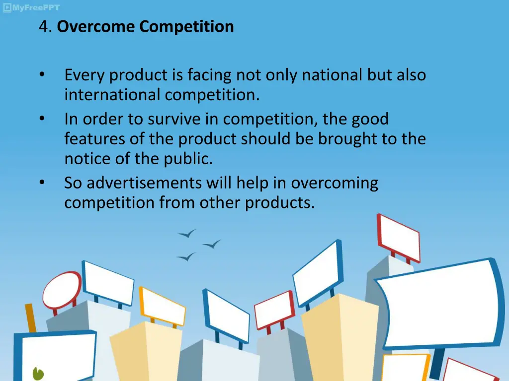 4 overcome competition