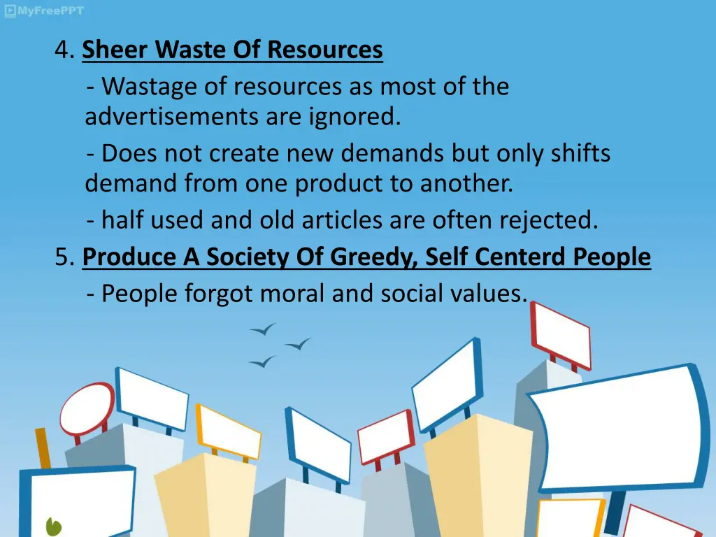 4 sheer waste of resources wastage of resources