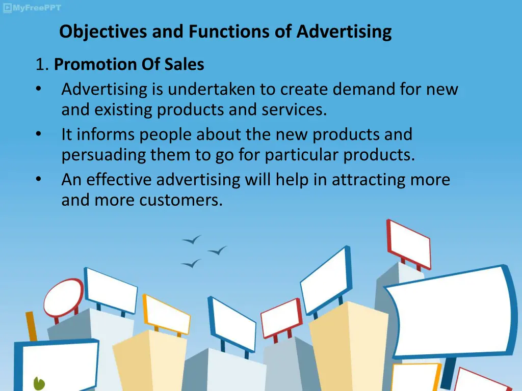 objectives and functions of advertising