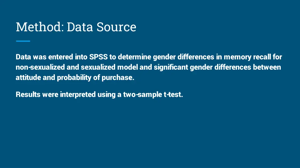 method data source