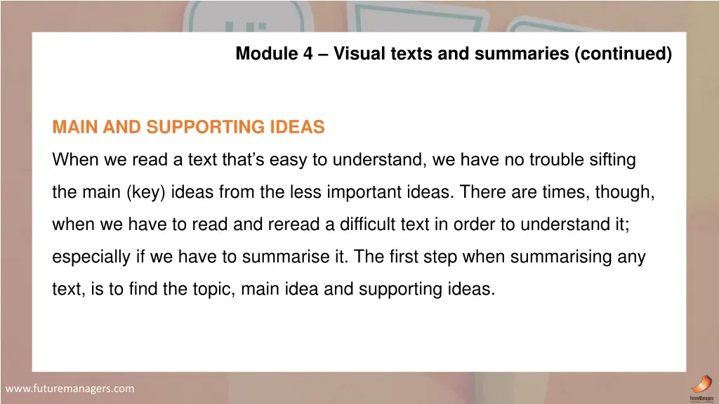 module 4 visual texts and summaries continued 3