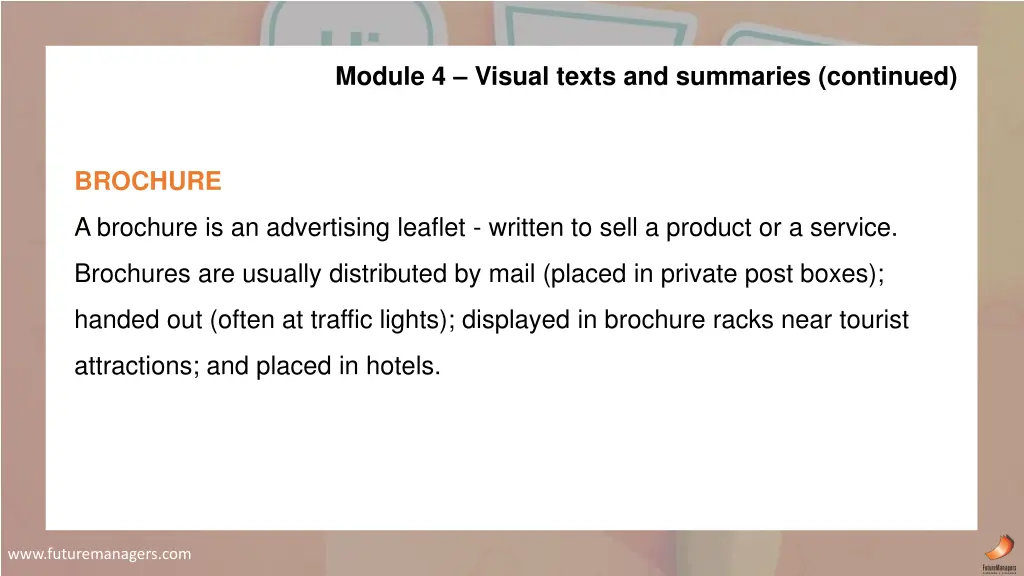 module 4 visual texts and summaries continued