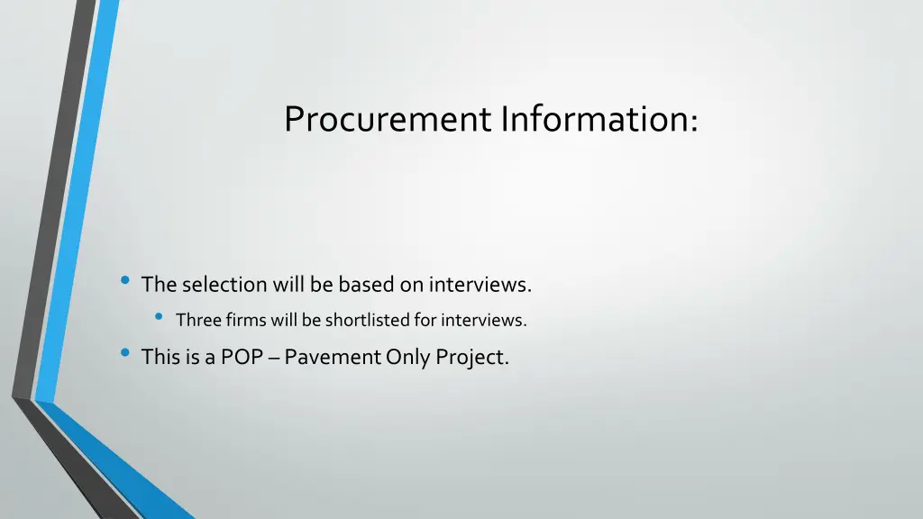 procurement information