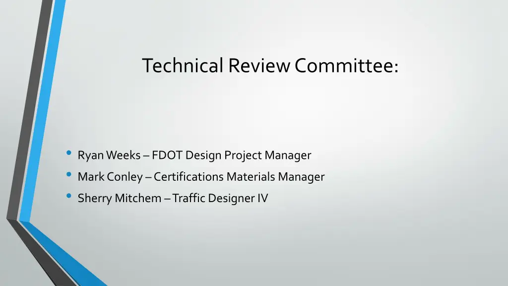 technical review committee