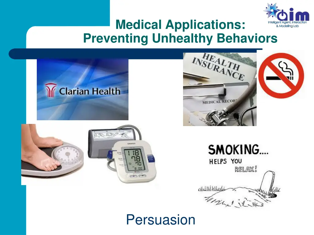 medical applications preventing unhealthy