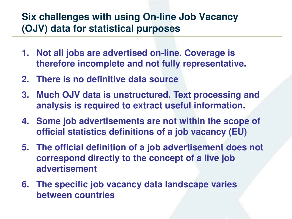 six challenges with using on line job vacancy