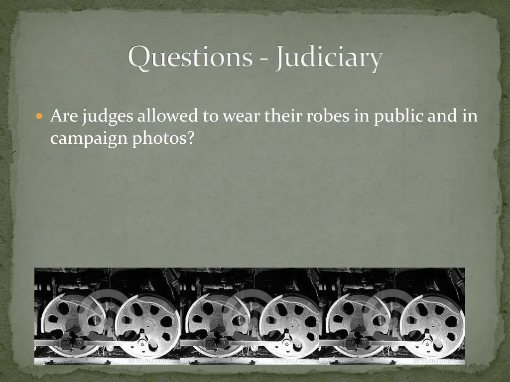 questions judiciary