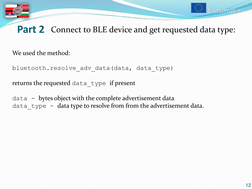 part 2 connect to ble device and get requested 2