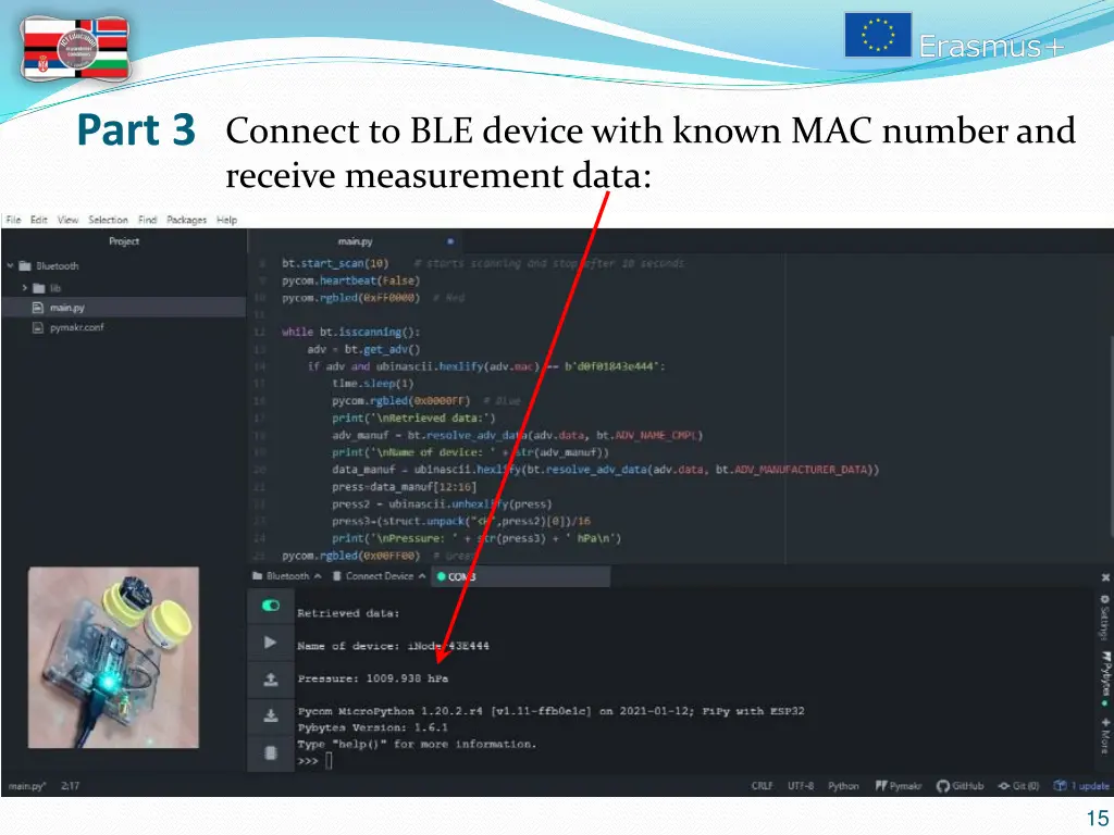 part 3 connect to ble device with known 1